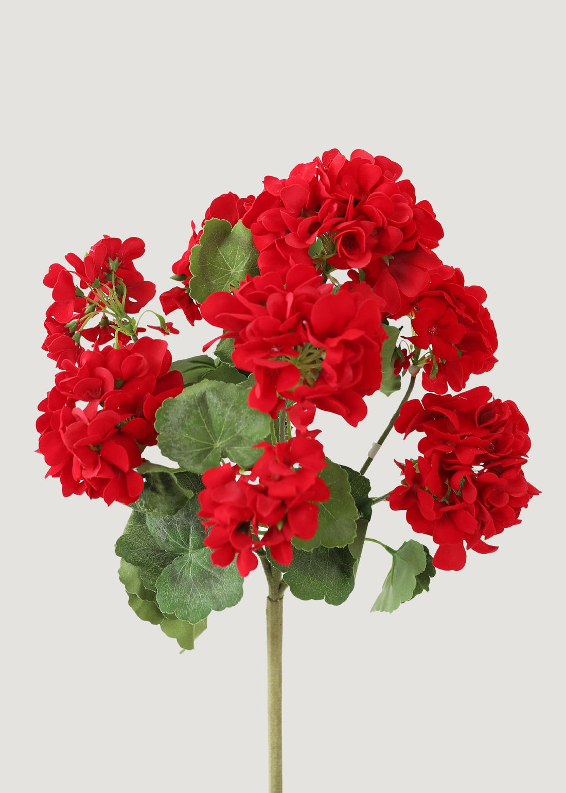 Fake Geraniums in Red