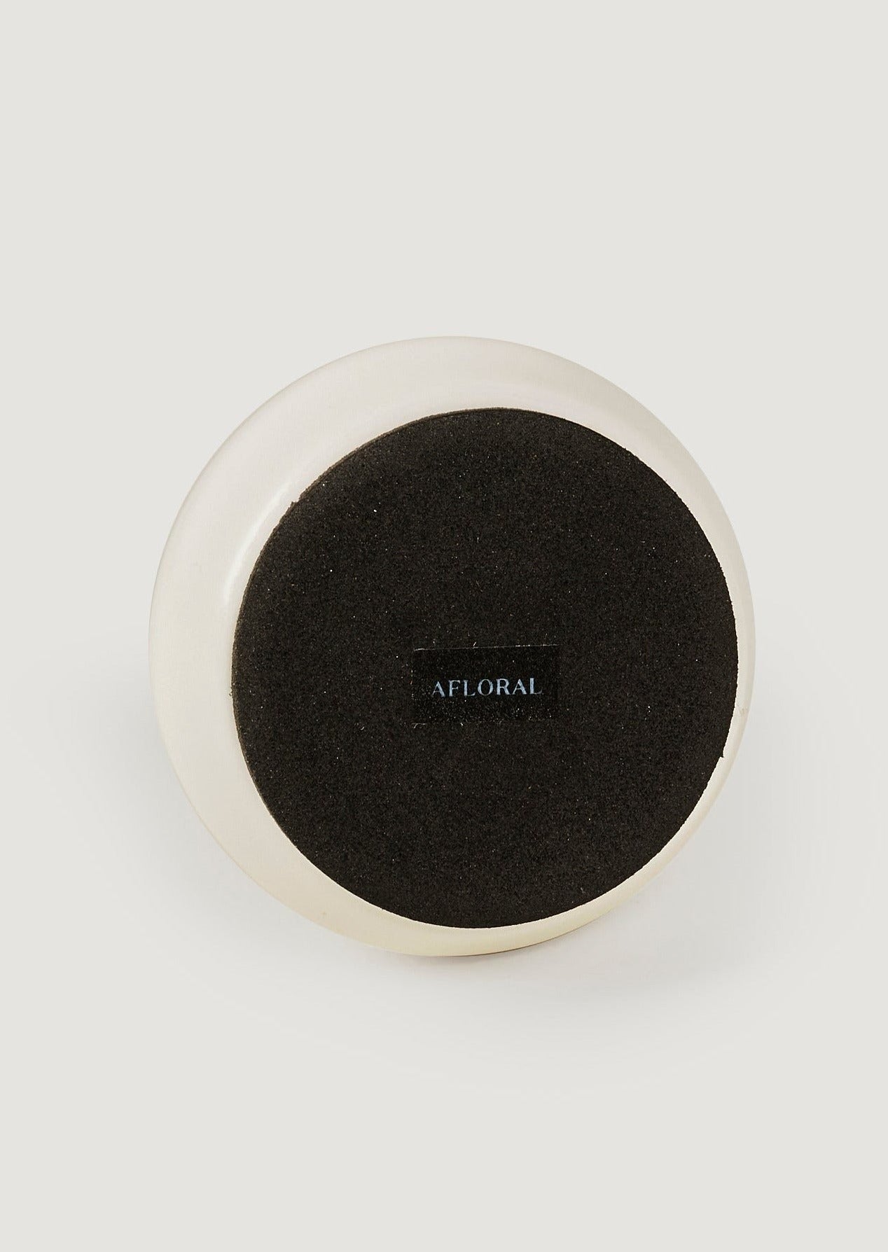 Afloral Exclusive White Candle Holder Bottom View