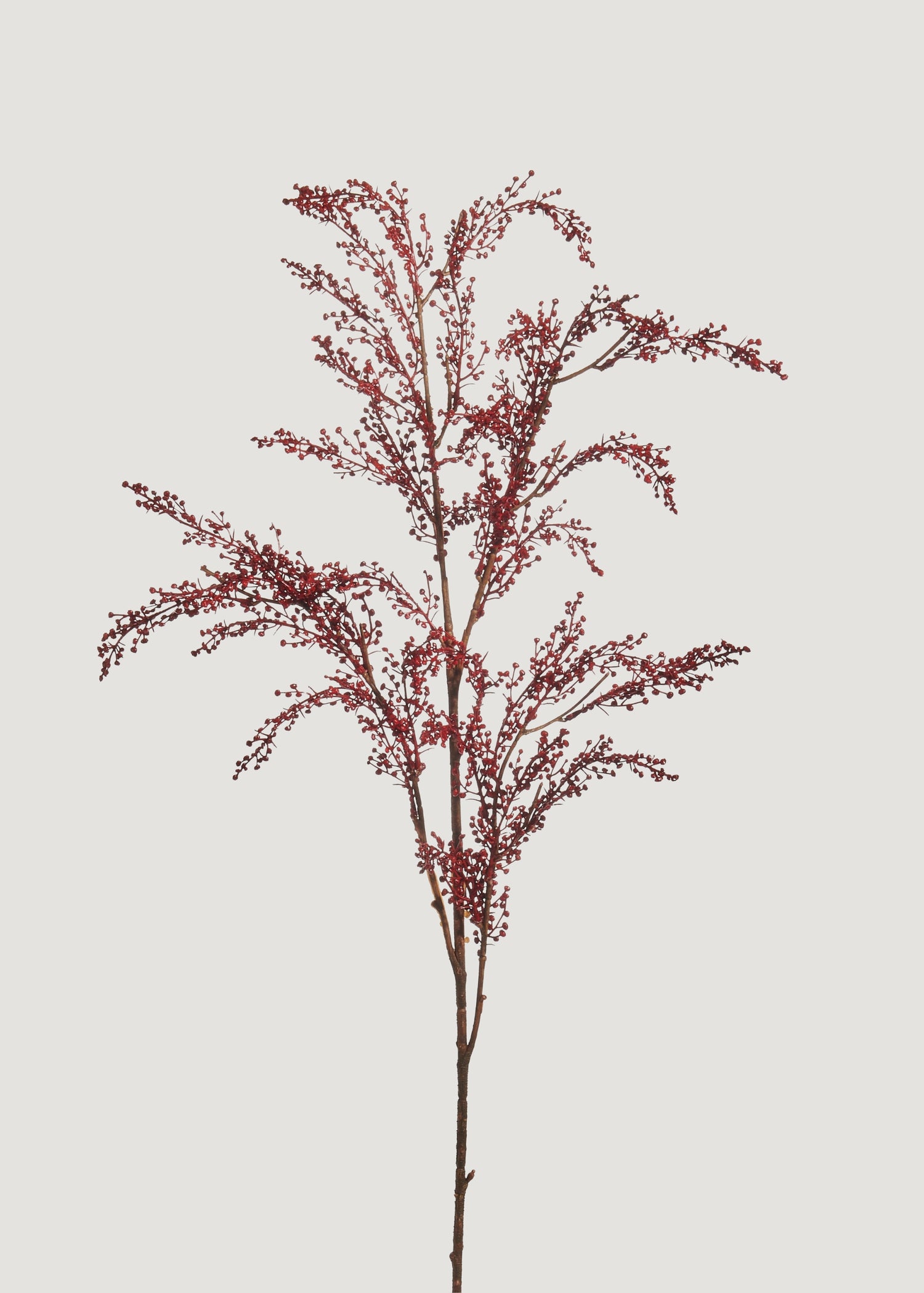 Artificial Holiday Berry Branch in Red