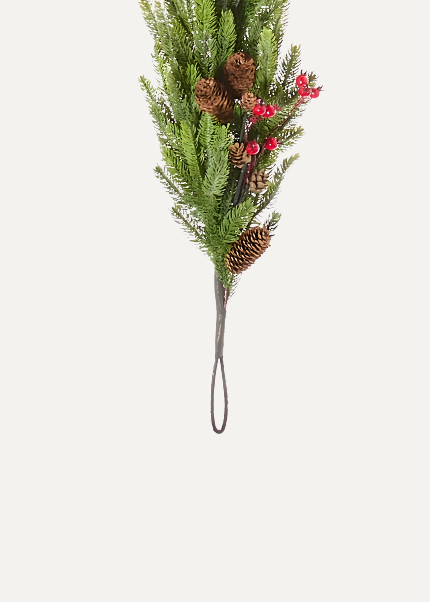 Artificial Norfolk Pine Garland Hanging Hoop