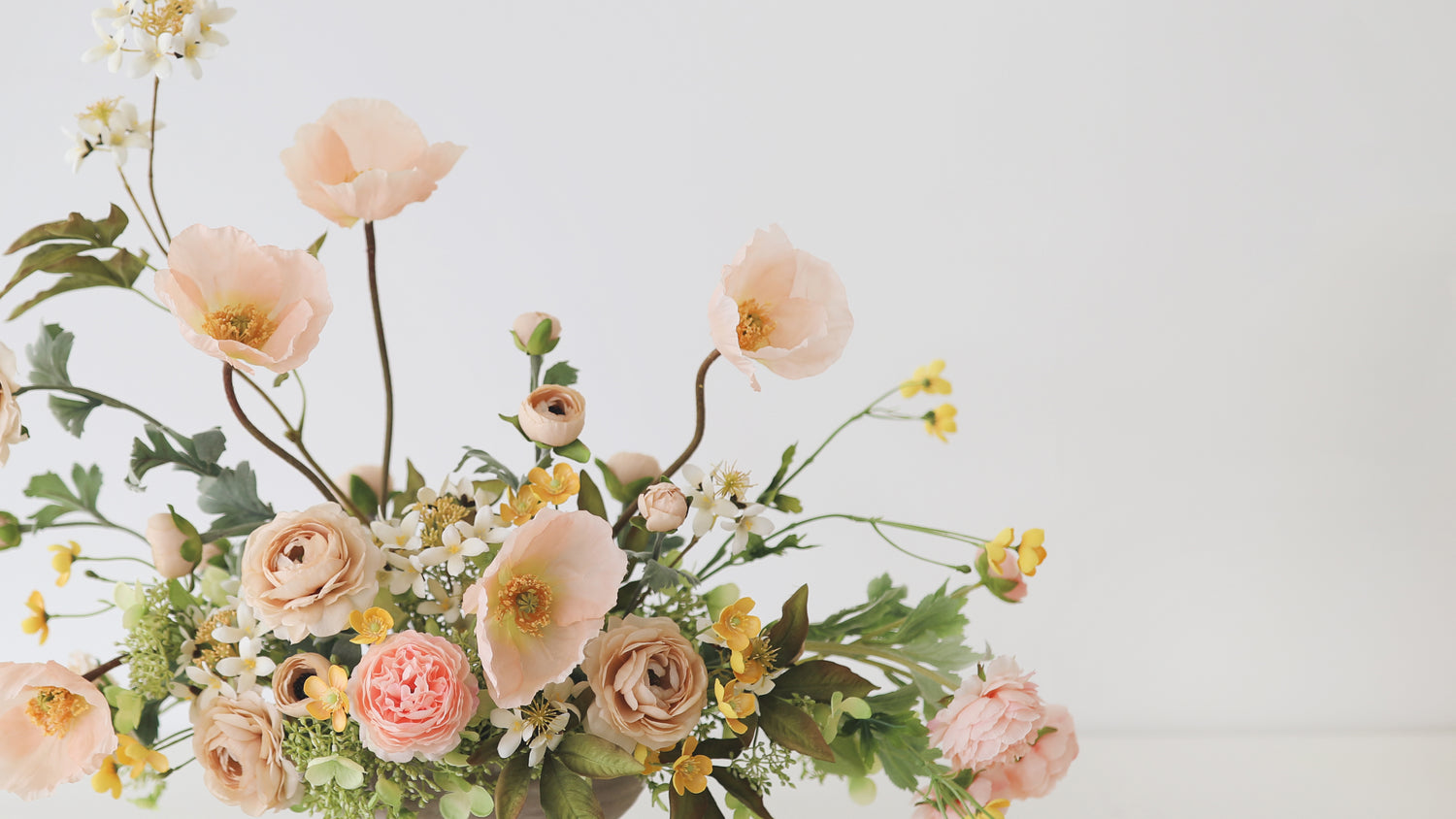 fake wedding flowers