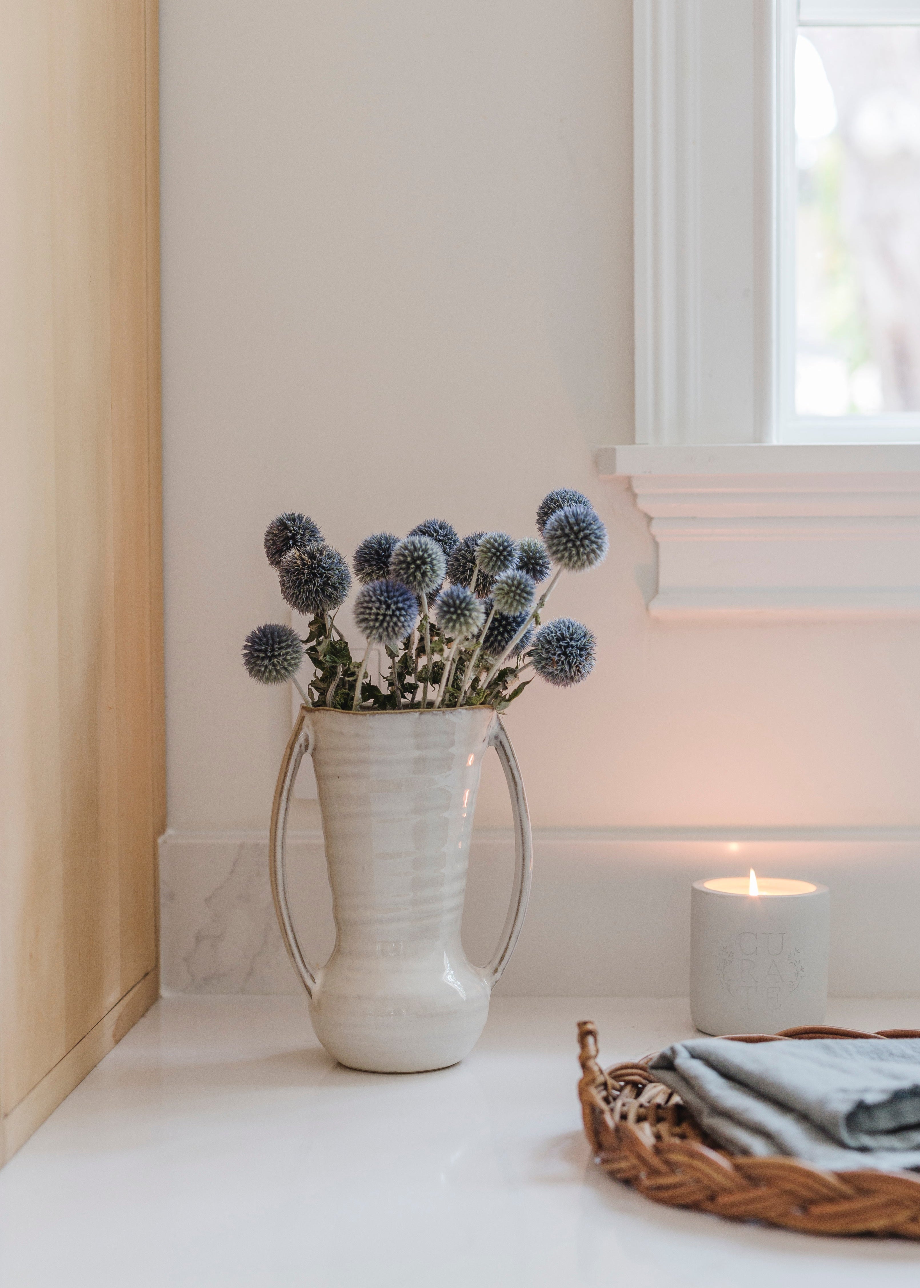 Dried Flowers Echinops From Afloral