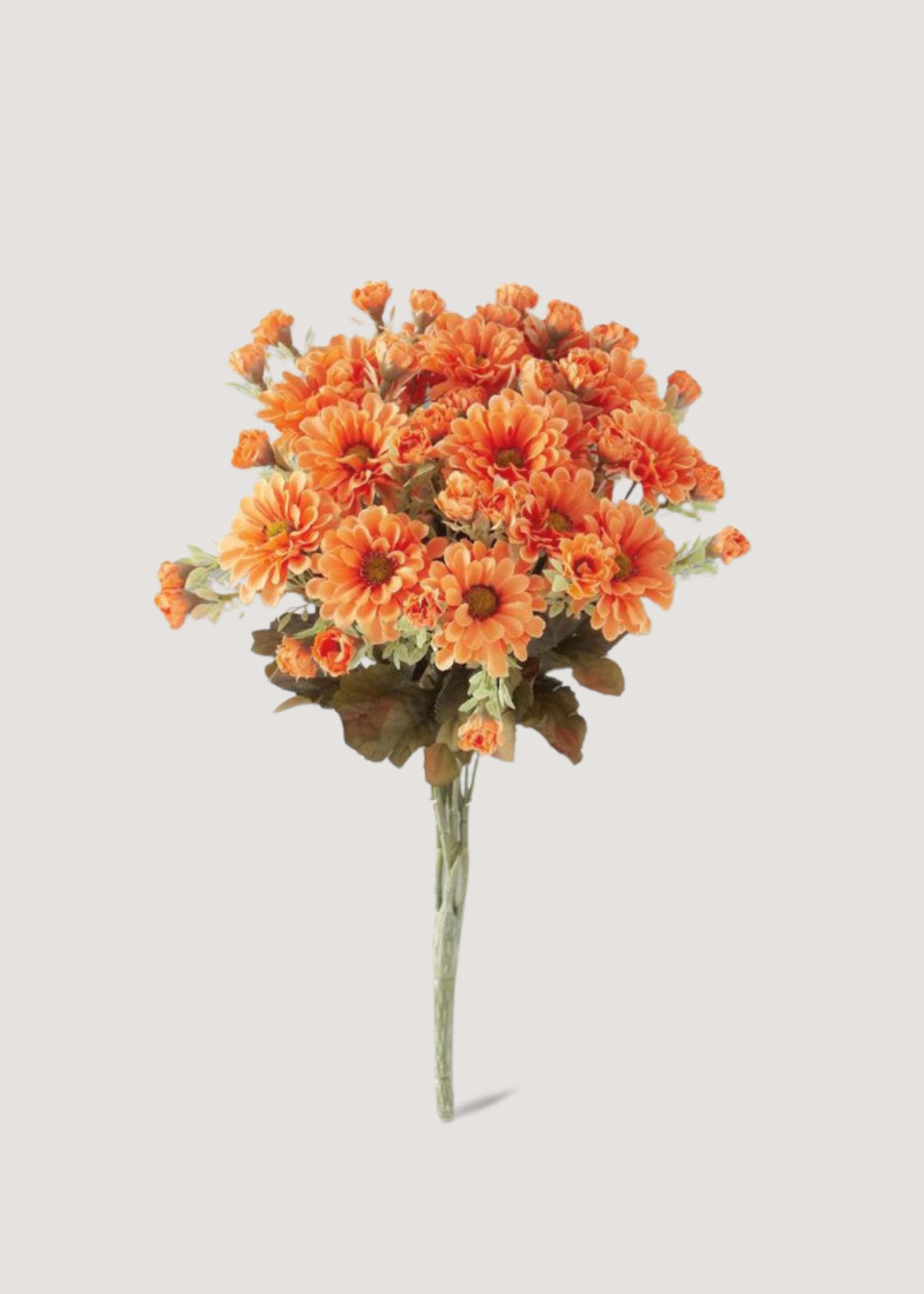 Faux Mum Bush in Orange