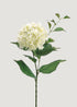 Faux Hydrangea Flower in Cream White