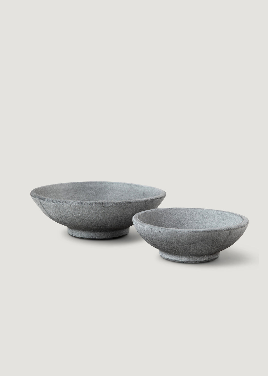 Set of 2 Handmade Terra Cotta Bowls in Black