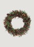 Preserved Cedar and Pine Cone Wreath
