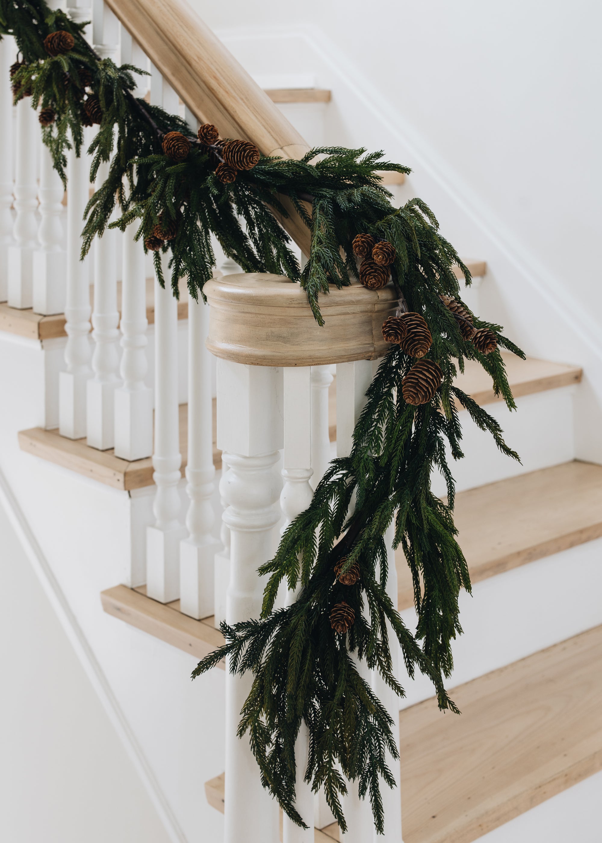 Video of Afloral 180" Real Touch Norfolk Pine Garland