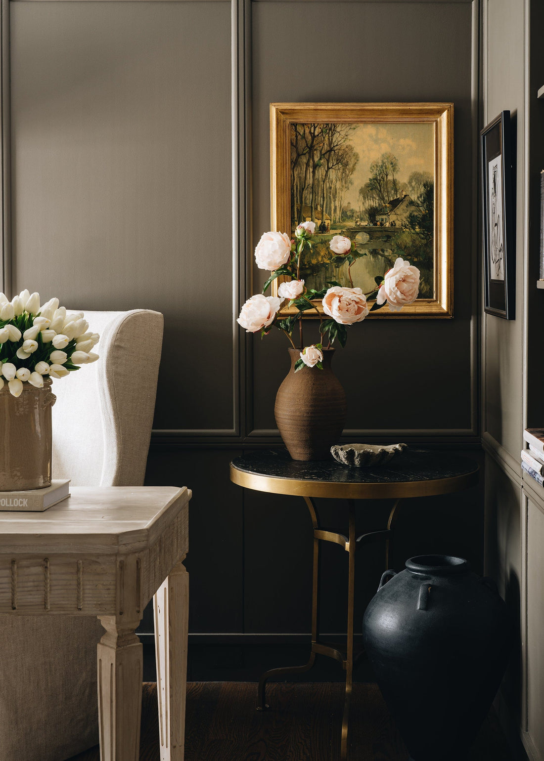 Faux Florals Blush Real Touch Peony Flowers in Video at Afloral