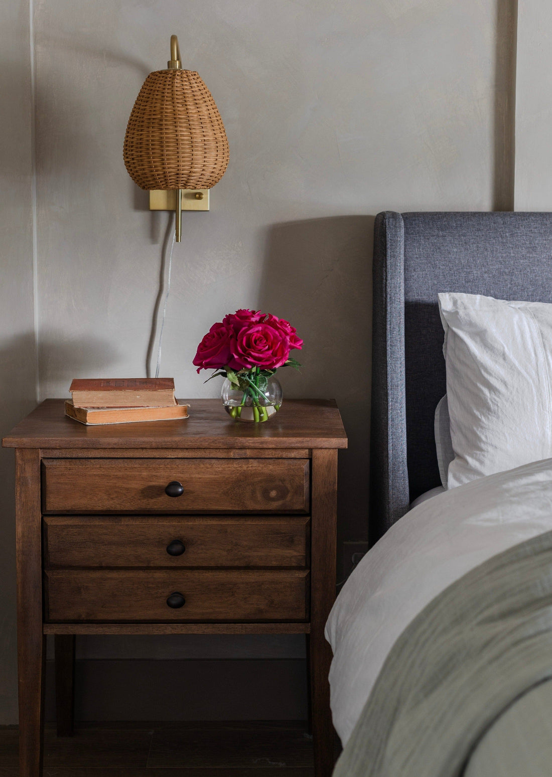 Premade Artificial Real Touch Rose Arrangement