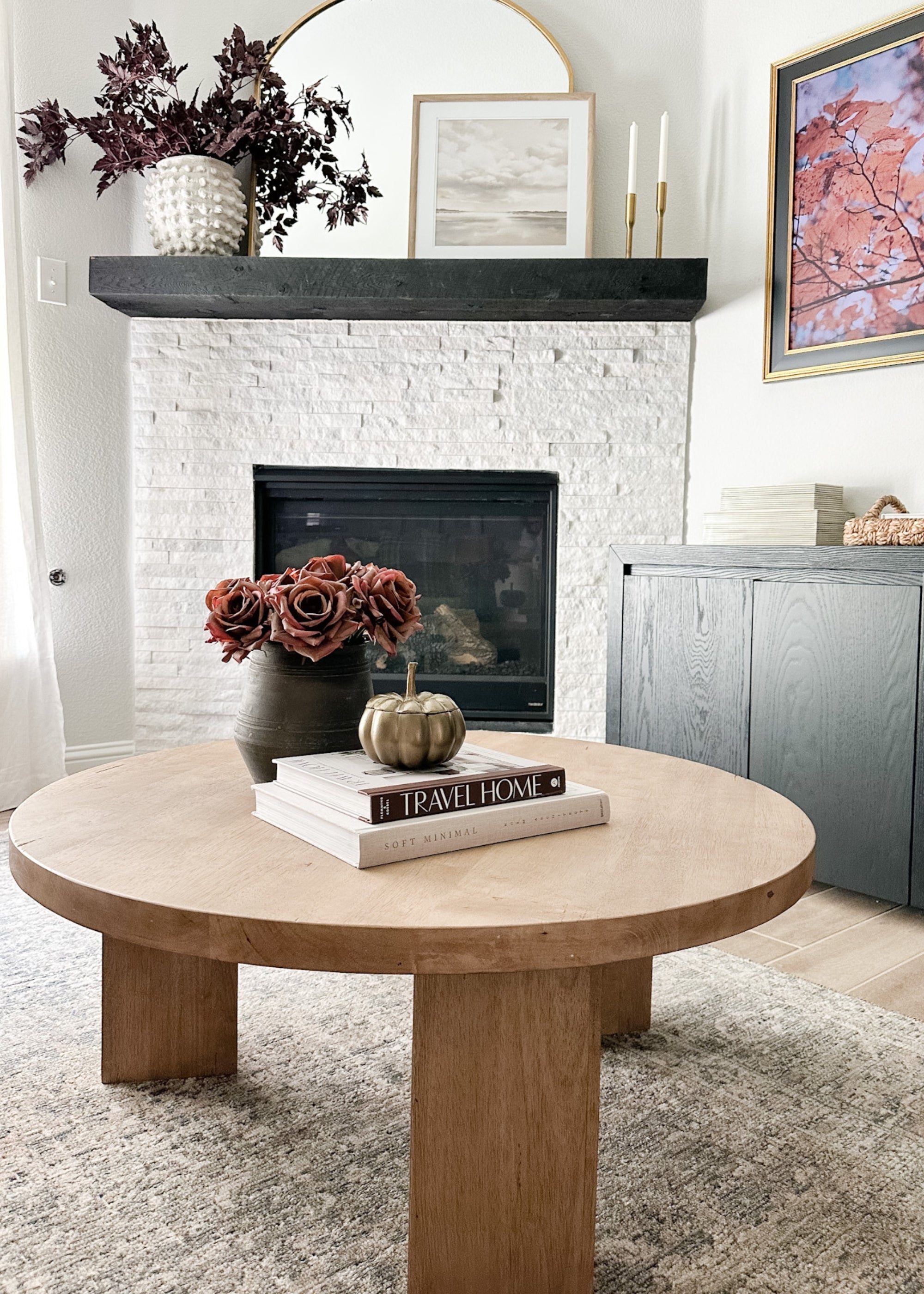 Fake Roses in Brown and Cimicifuga Arrangements