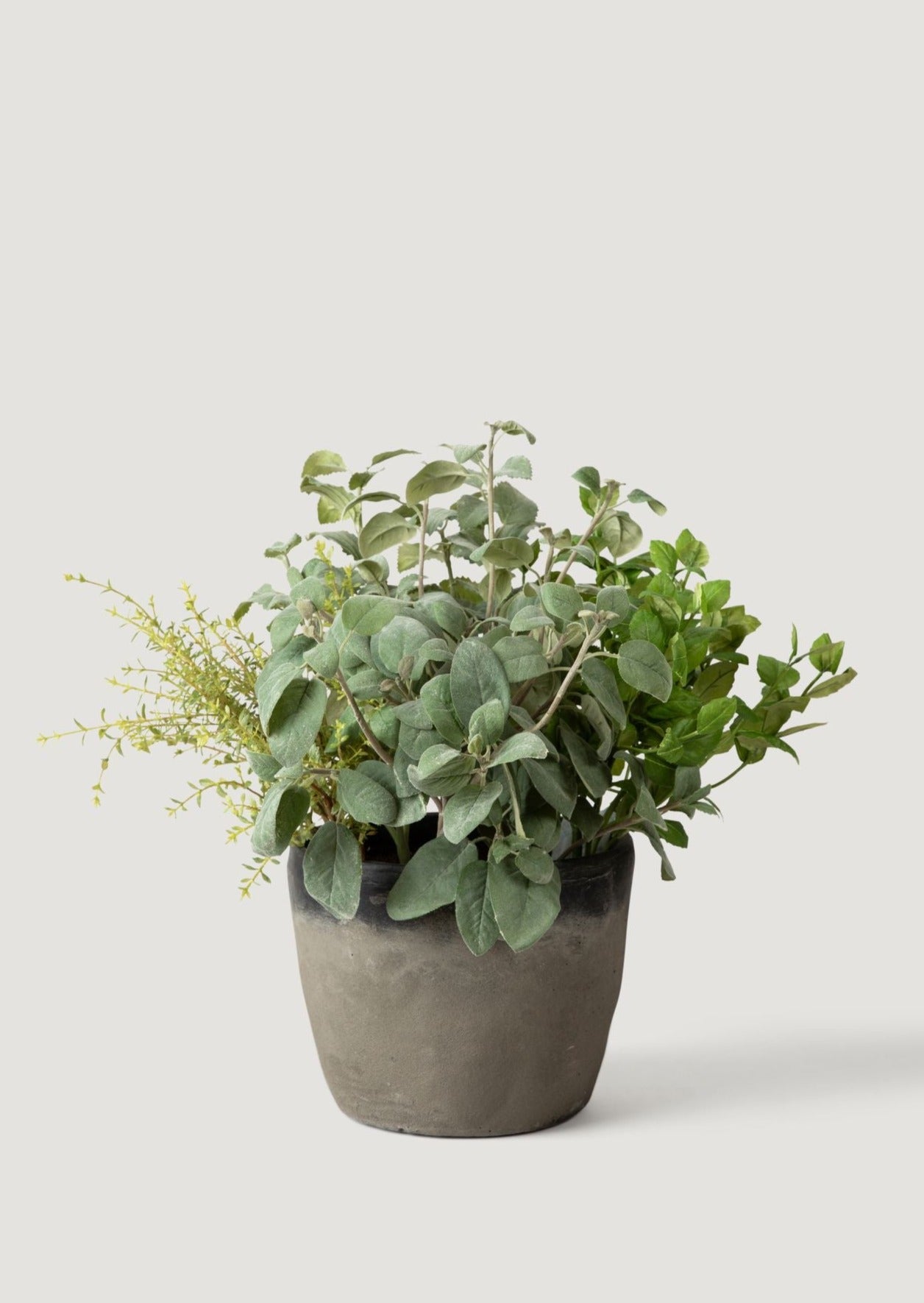 Artificial Plants Herb Mix in Pot