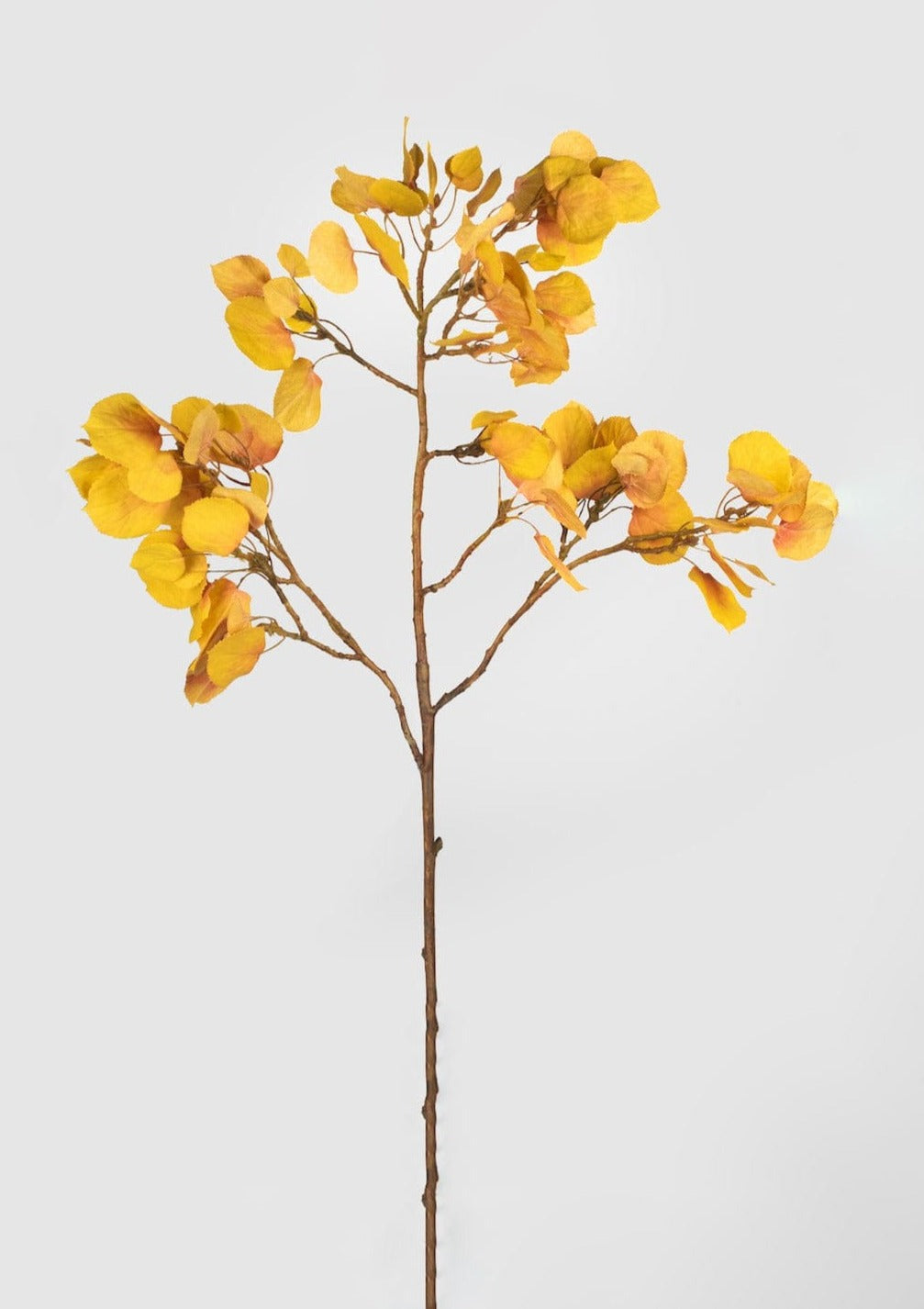 Afloral Faux Fall Branches in Yellow Aspen Leaf Branch