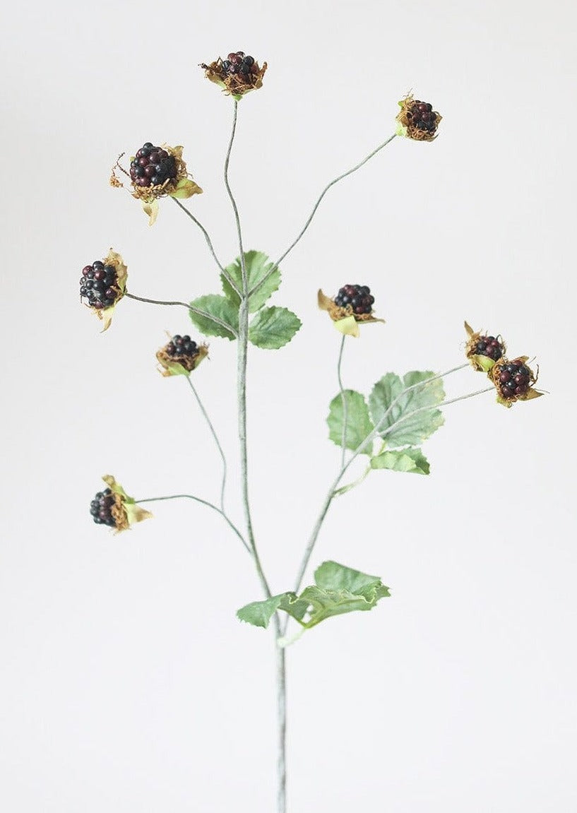 Fake Berries Artificial Raspberries Purple at Afloral