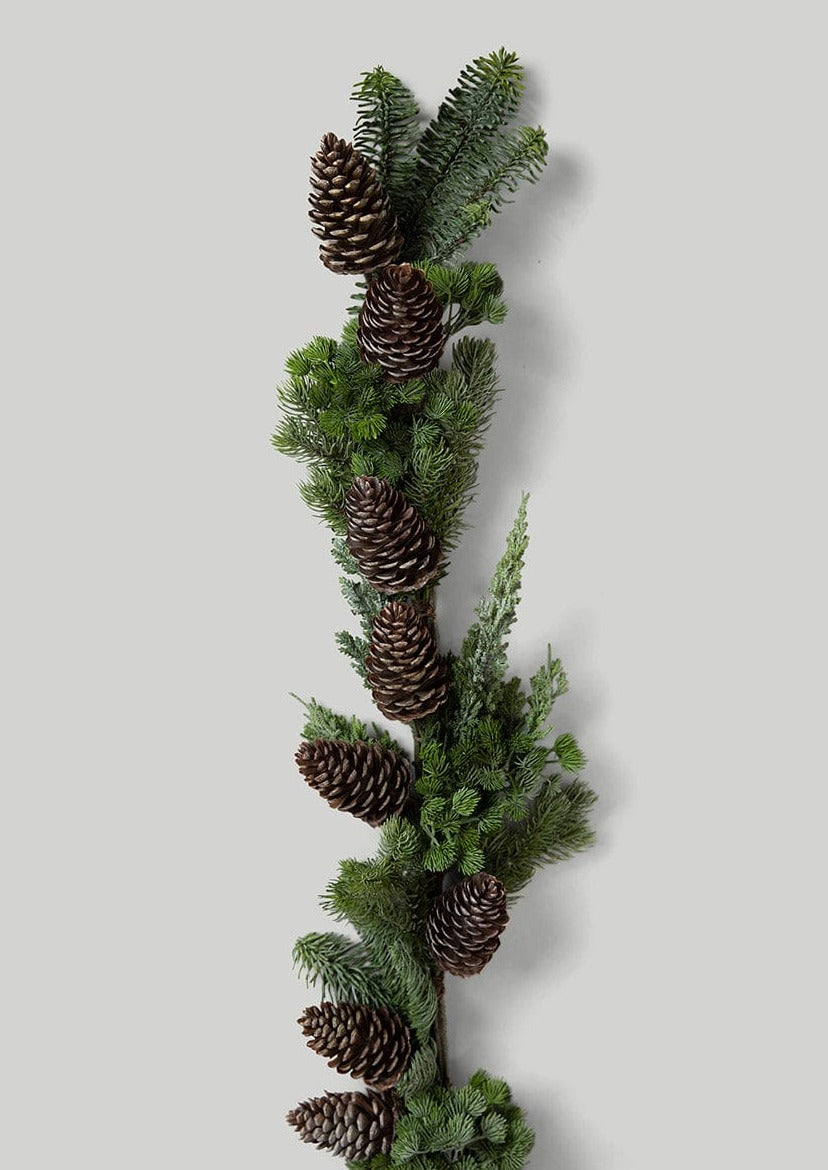 Faux Cedar Pine Garland,Cedar Garland,Realistic Faux Pine Branches  Christmas