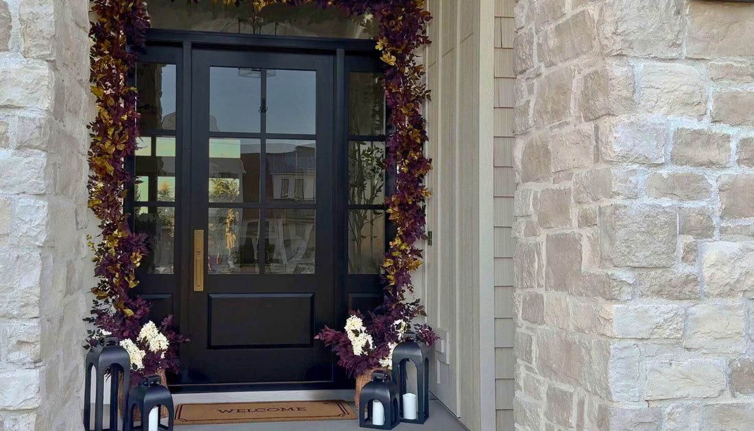Styling Your Porch with Fall and Winter Garlands