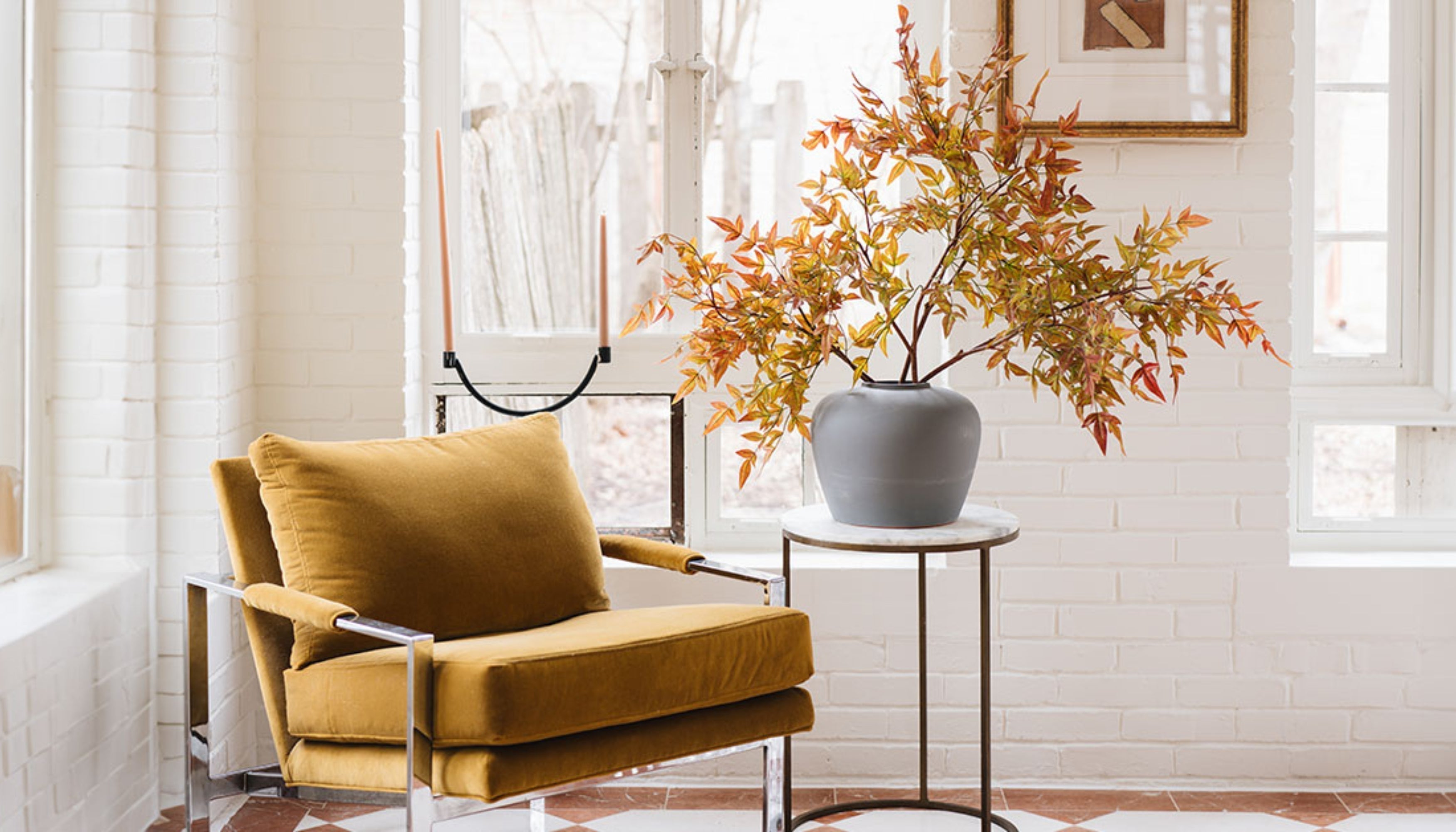 Creating Simple Thanksgiving Centerpieces Using Faux Stems