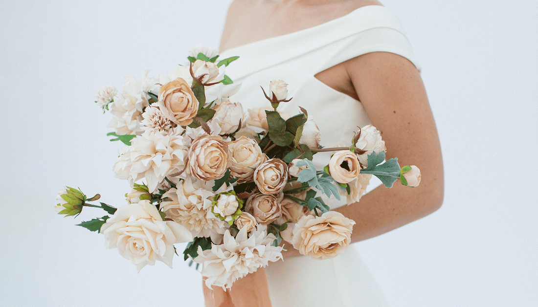 Using Faux Flowers for Luxe Wedding Bouquets: The New Choice in High-End Weddings