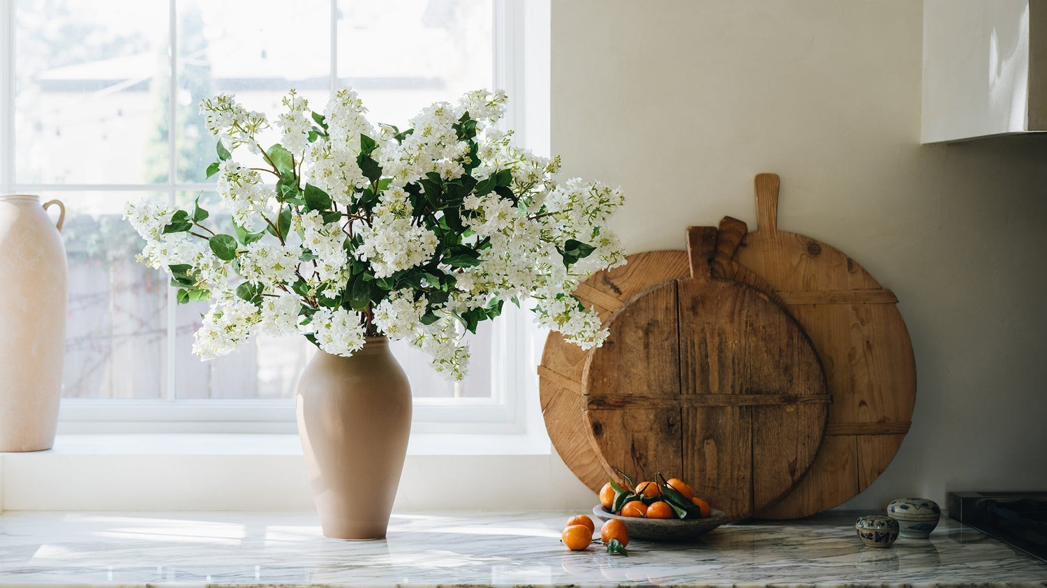 Manzanita Branch with Afloral Handle Vase