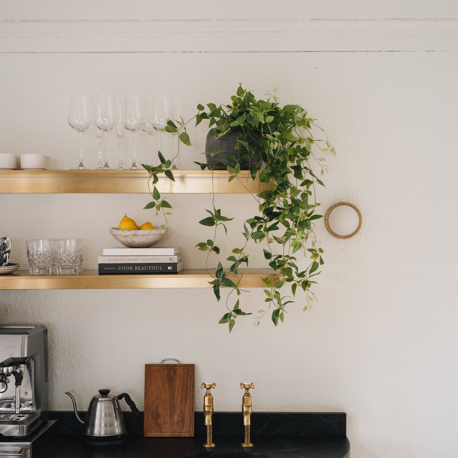 artificial hanging plants