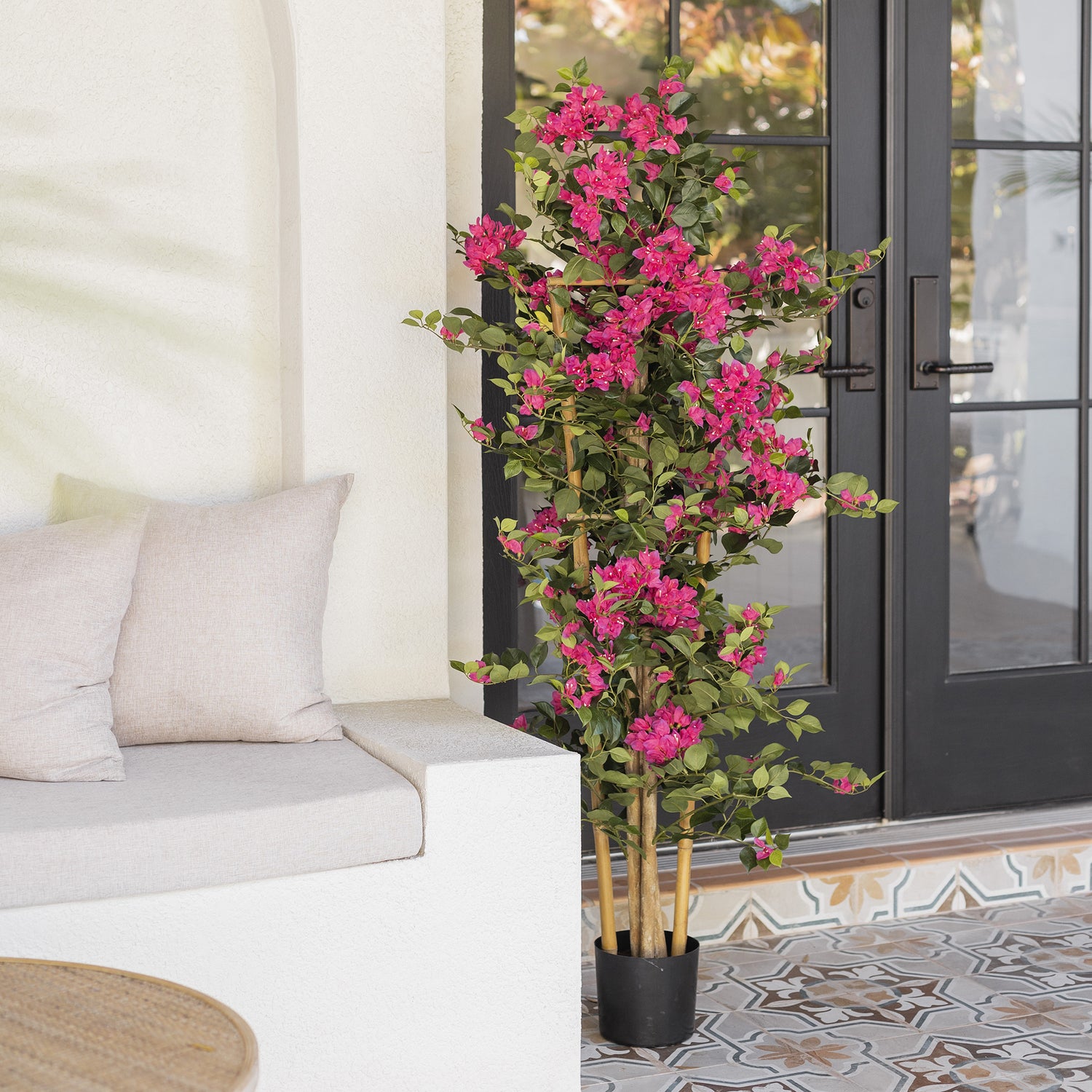outdoor fake plants at afloral
