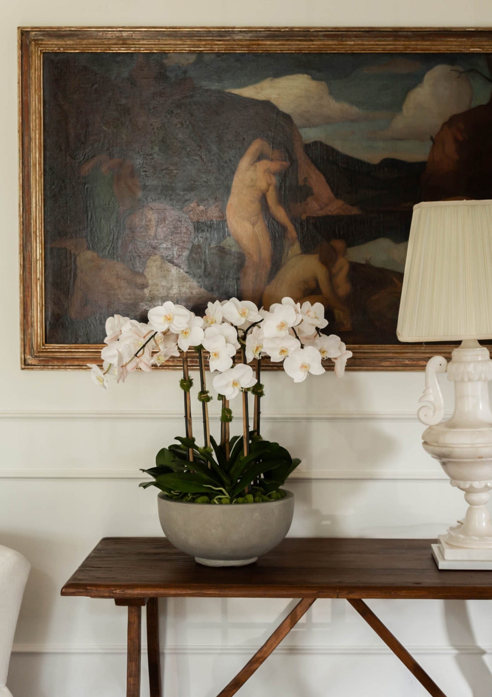 artificial orchid arrangement at afloral