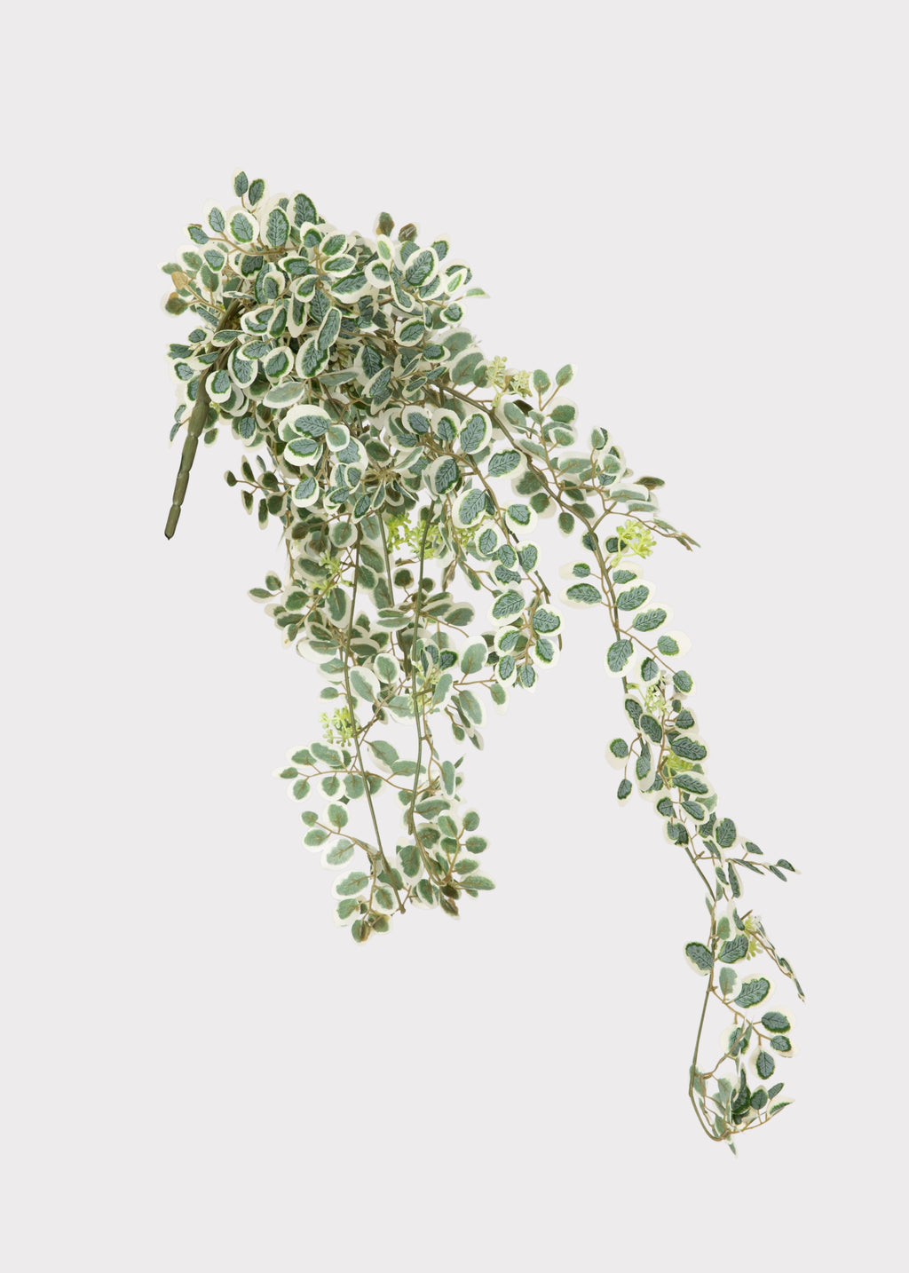 Artificial Button Leaf Hanging Plant