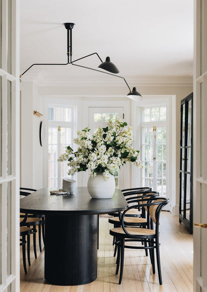 Afloral Artificial White Lilac Flowers Styled in Vase
