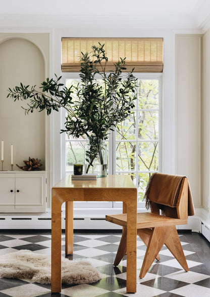 Afloral Faux Olive Branch Arrangement Styled on Table