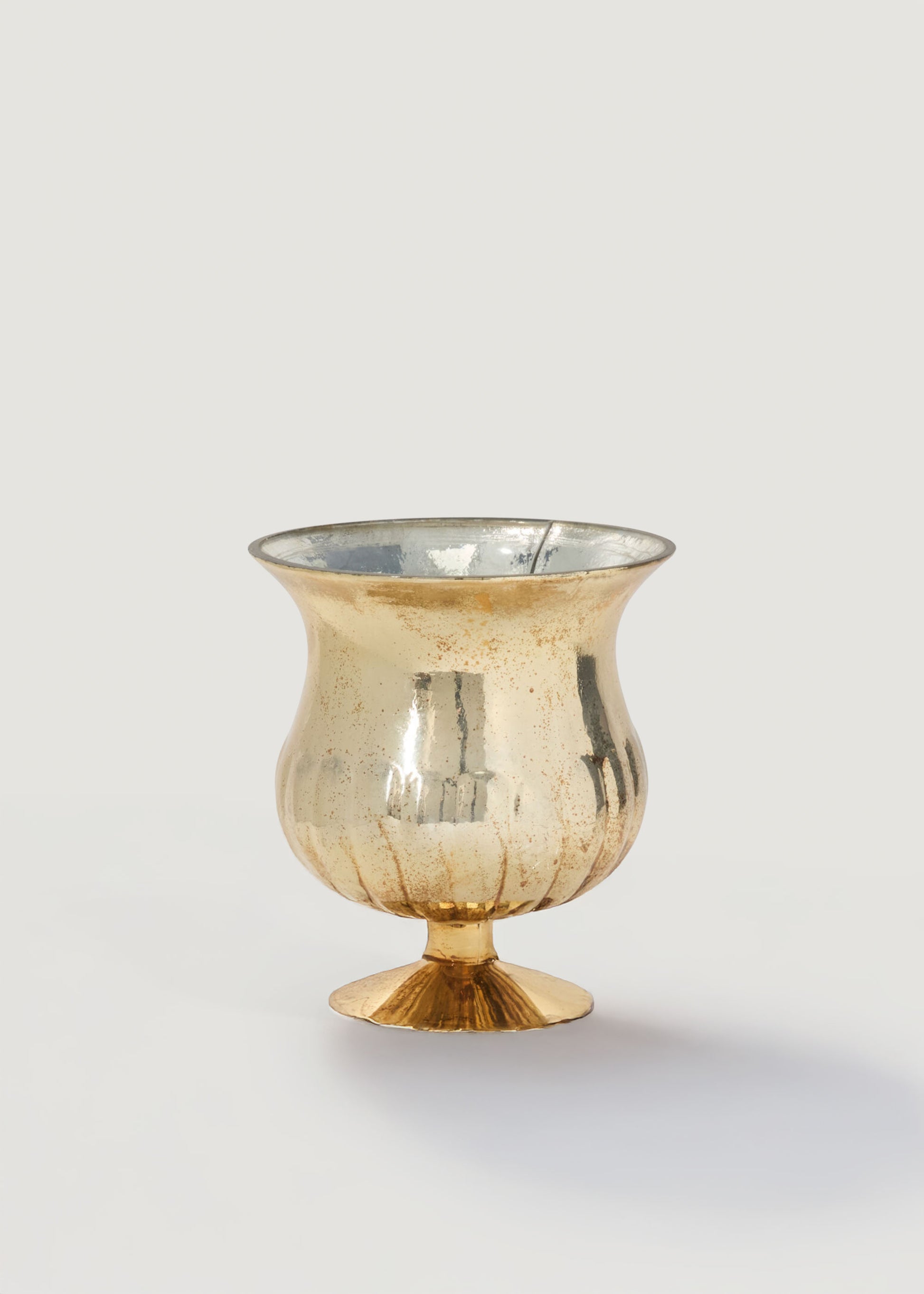 Gold Mercury Glass Vase 