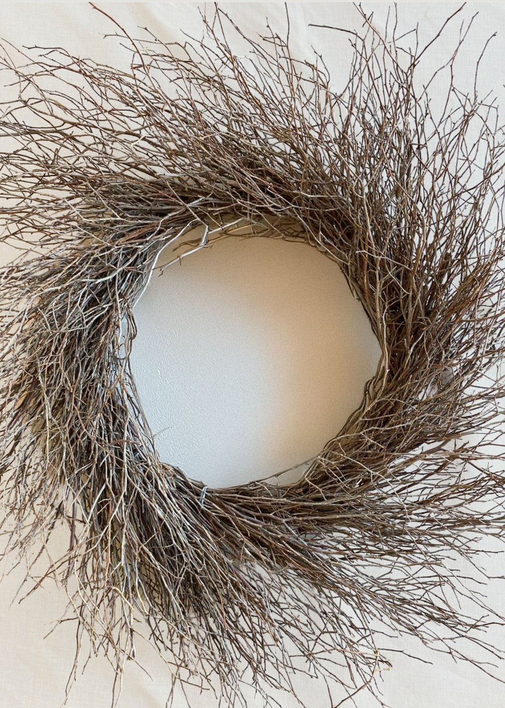 Natural Dried Sweet Huck Branch Wreath