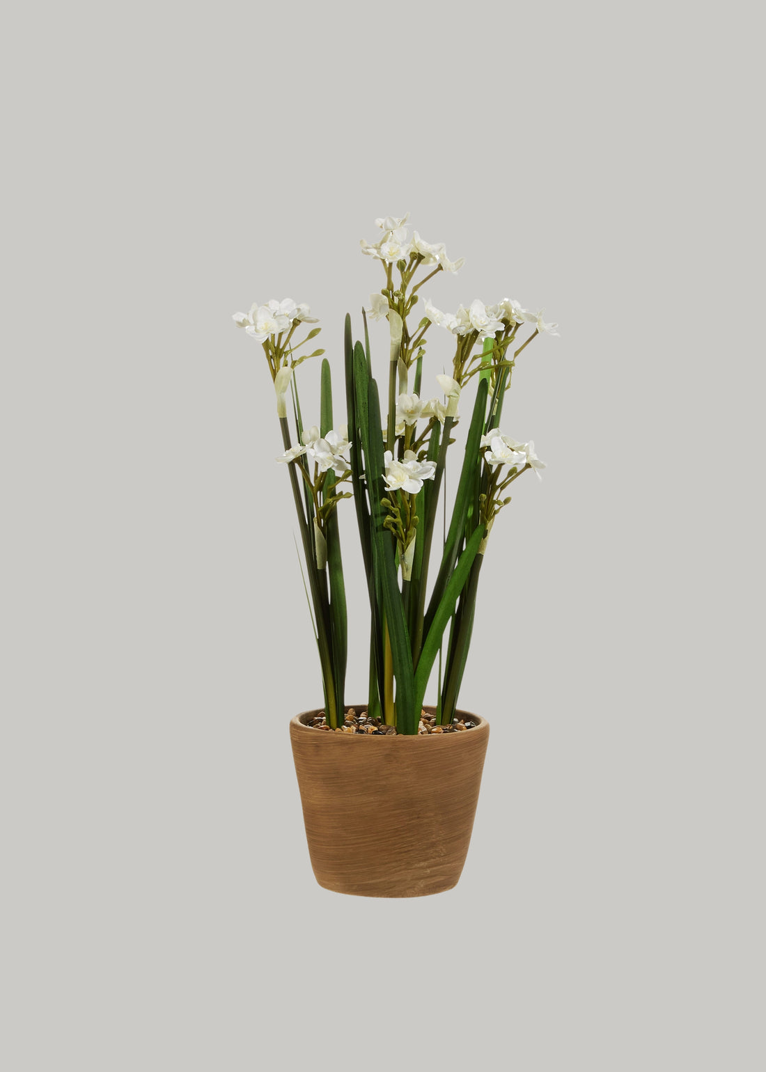 Fake Potted Paperwhite Flower Arrangement 