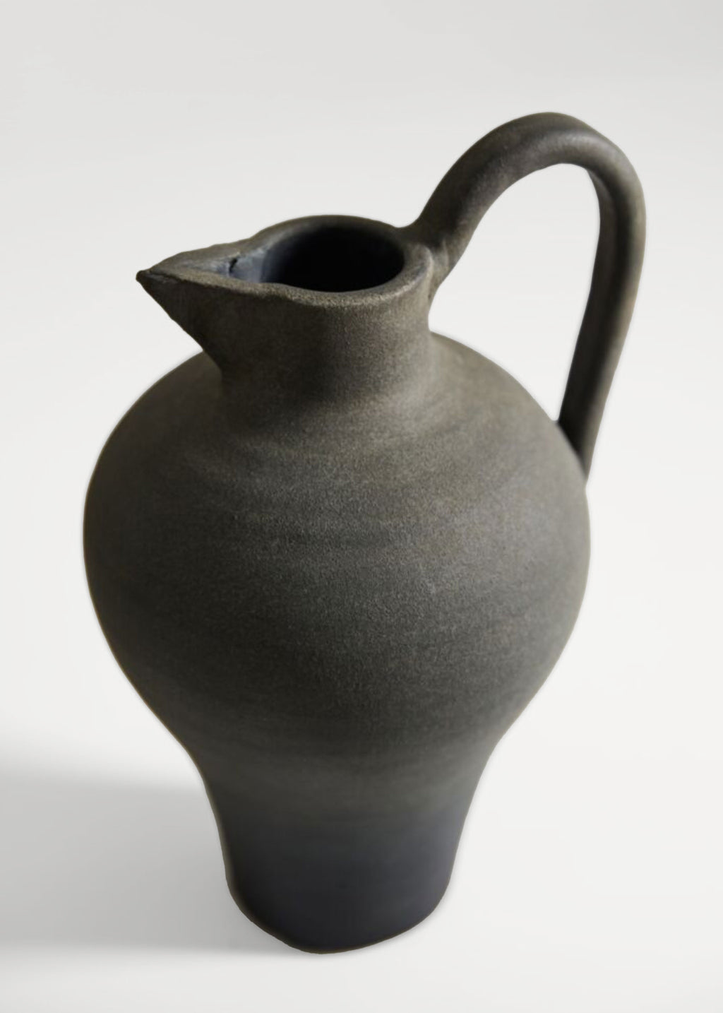 Black terracotta pitcher 