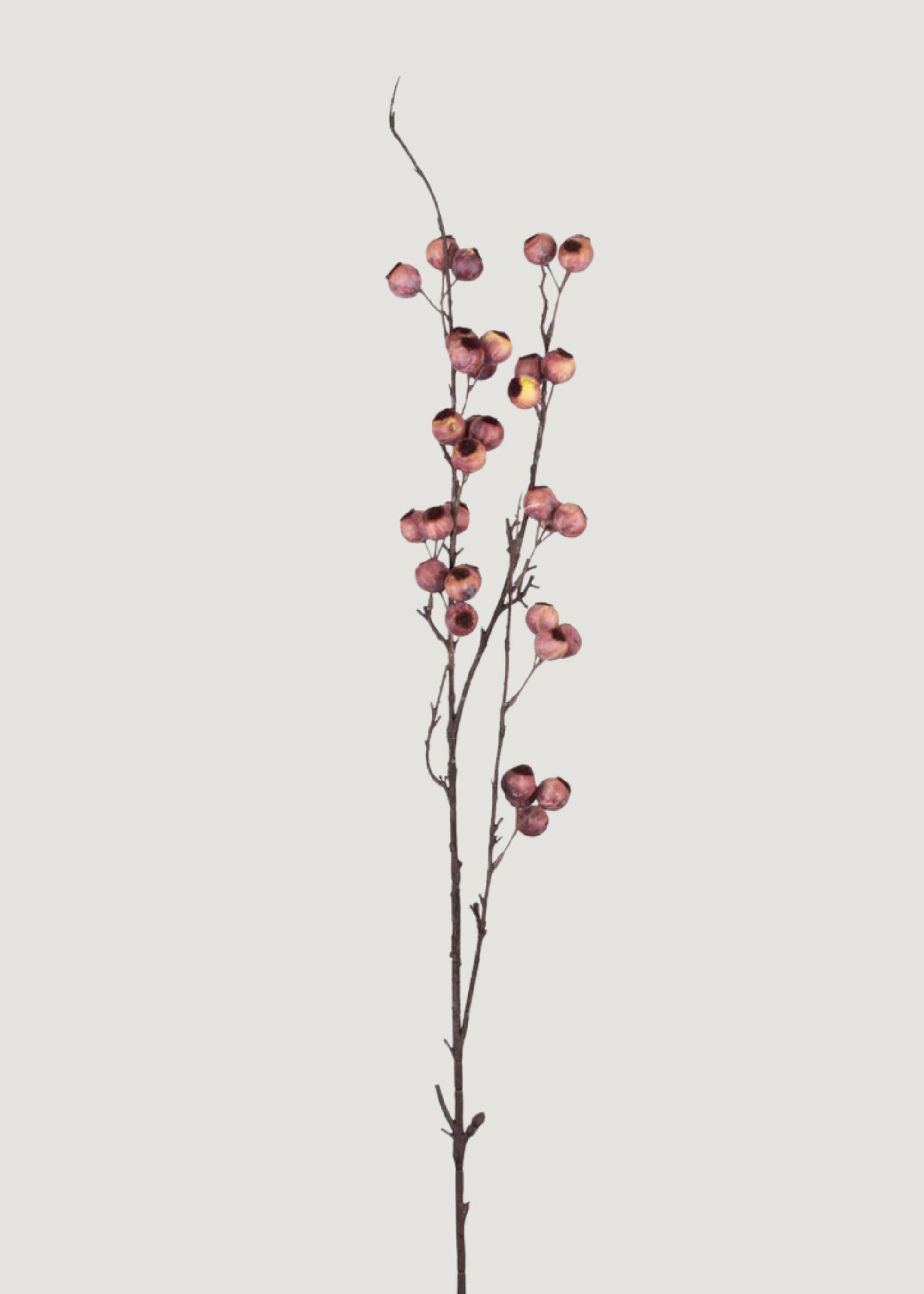 Pink Fake Hawthorn Berry Branch