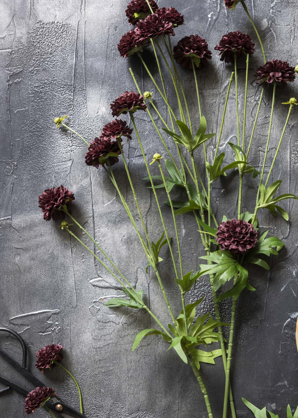artificial purple clove stems