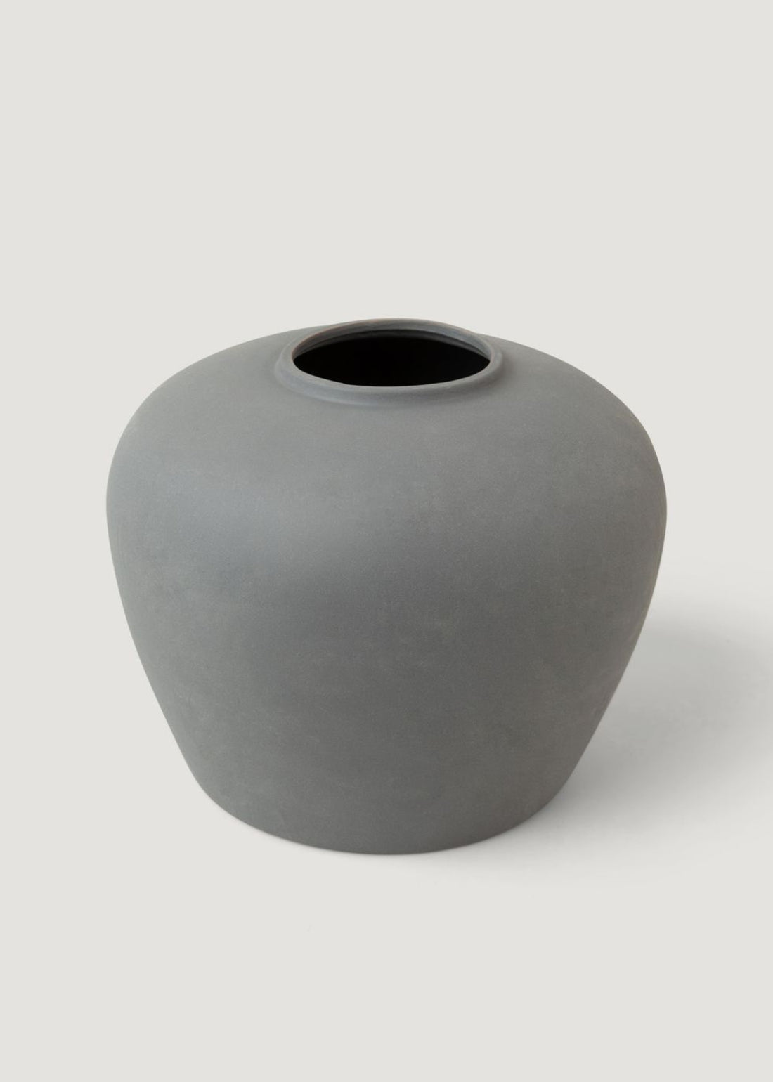 Exclusive Smokey Slate Large Clay Vase at Afloral