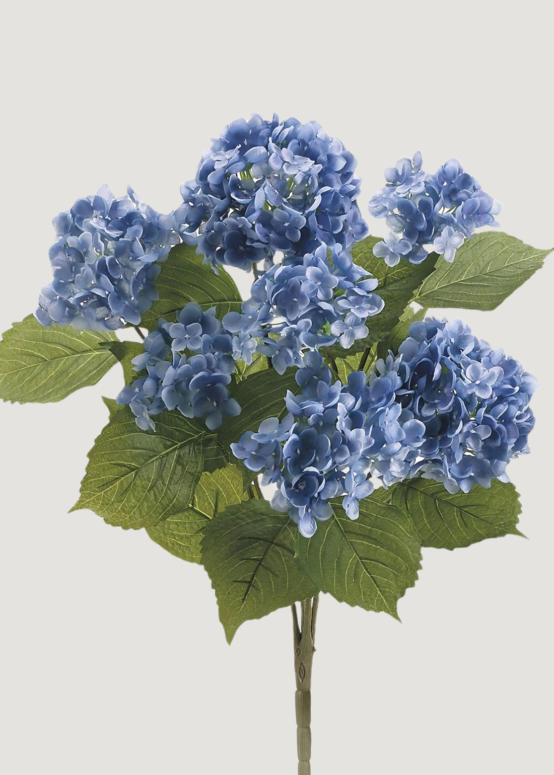 Luxe Fake Flowers at Afloral Dark Blue Hydrangea Bush