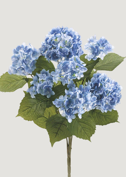 Luxe Fake Flowers at Afloral Blue Hydrangea Bush