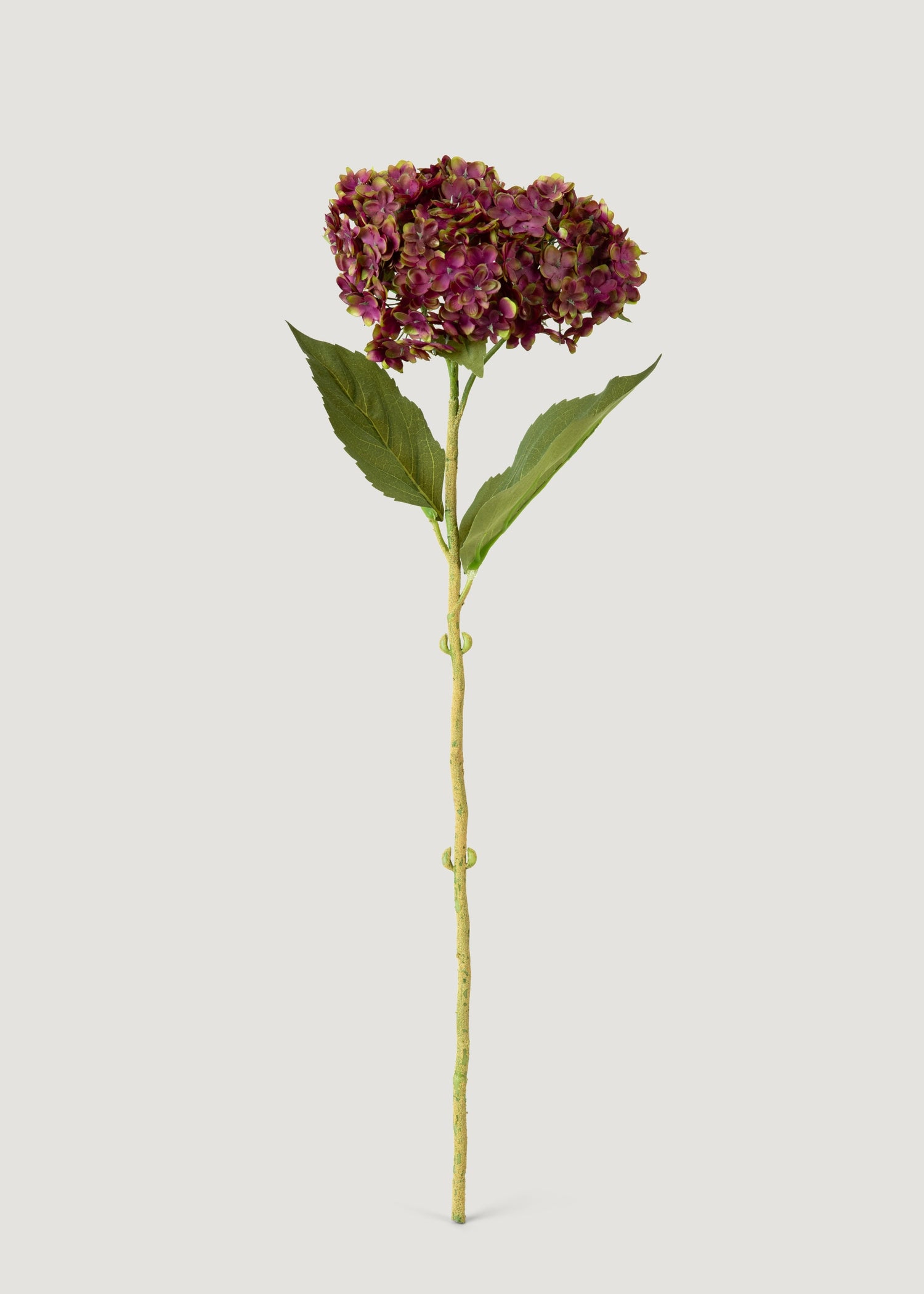 Artificial Hydrangea in Purple and Green 