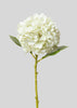 Cream White Hydrangea Real Touch Flower 