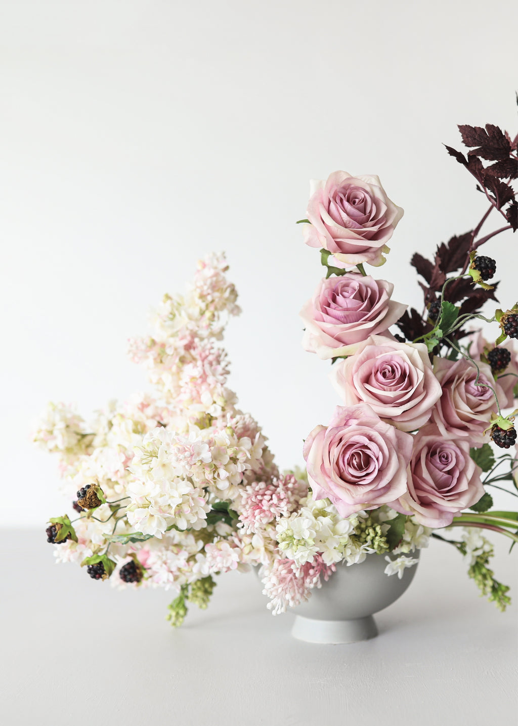 Pink Lilac and Rose Arrangement
