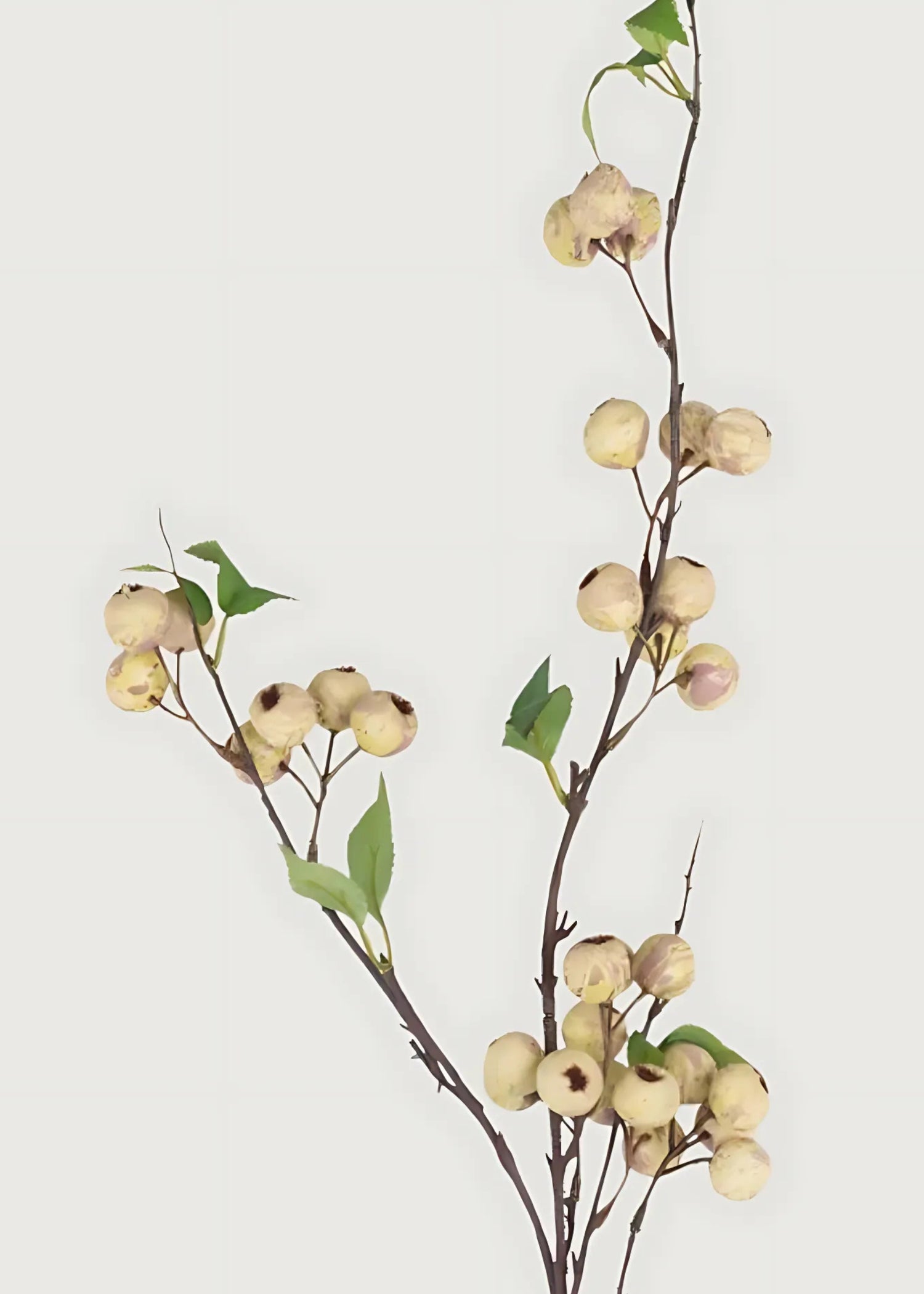 Artificial Hawthorn Berry Branch