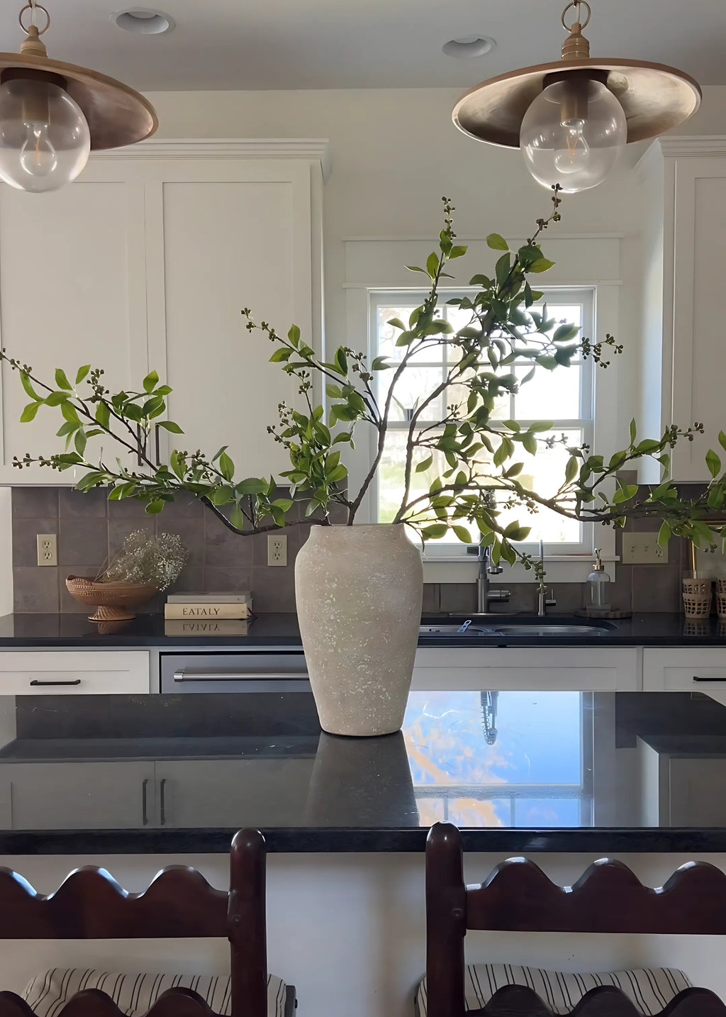 Faux Chokeberries Arranged in Vase