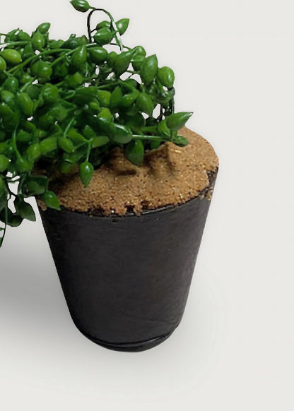 Fake String of Pearls Succulent Drop-In Plant - 17&quot;