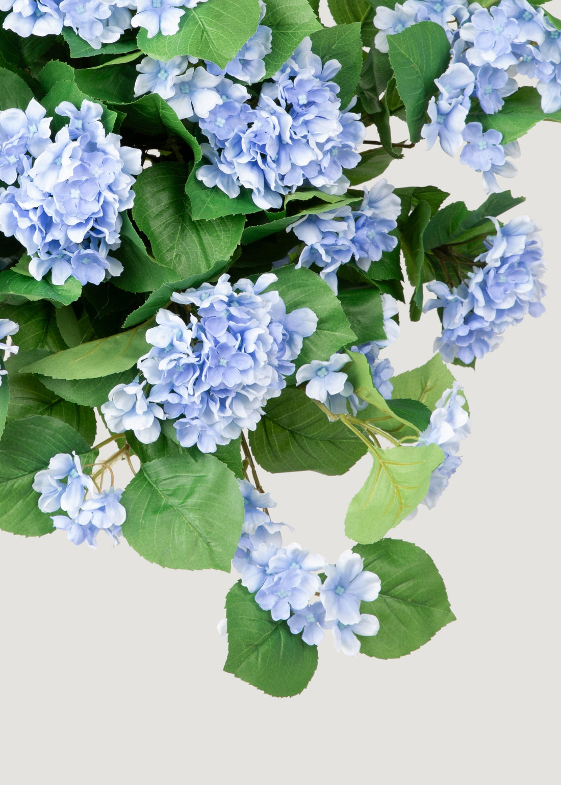 Faux Outdoor Blue Hydrangeas