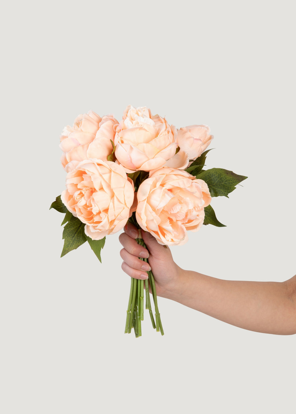 Blush Peach Peony Bouquet