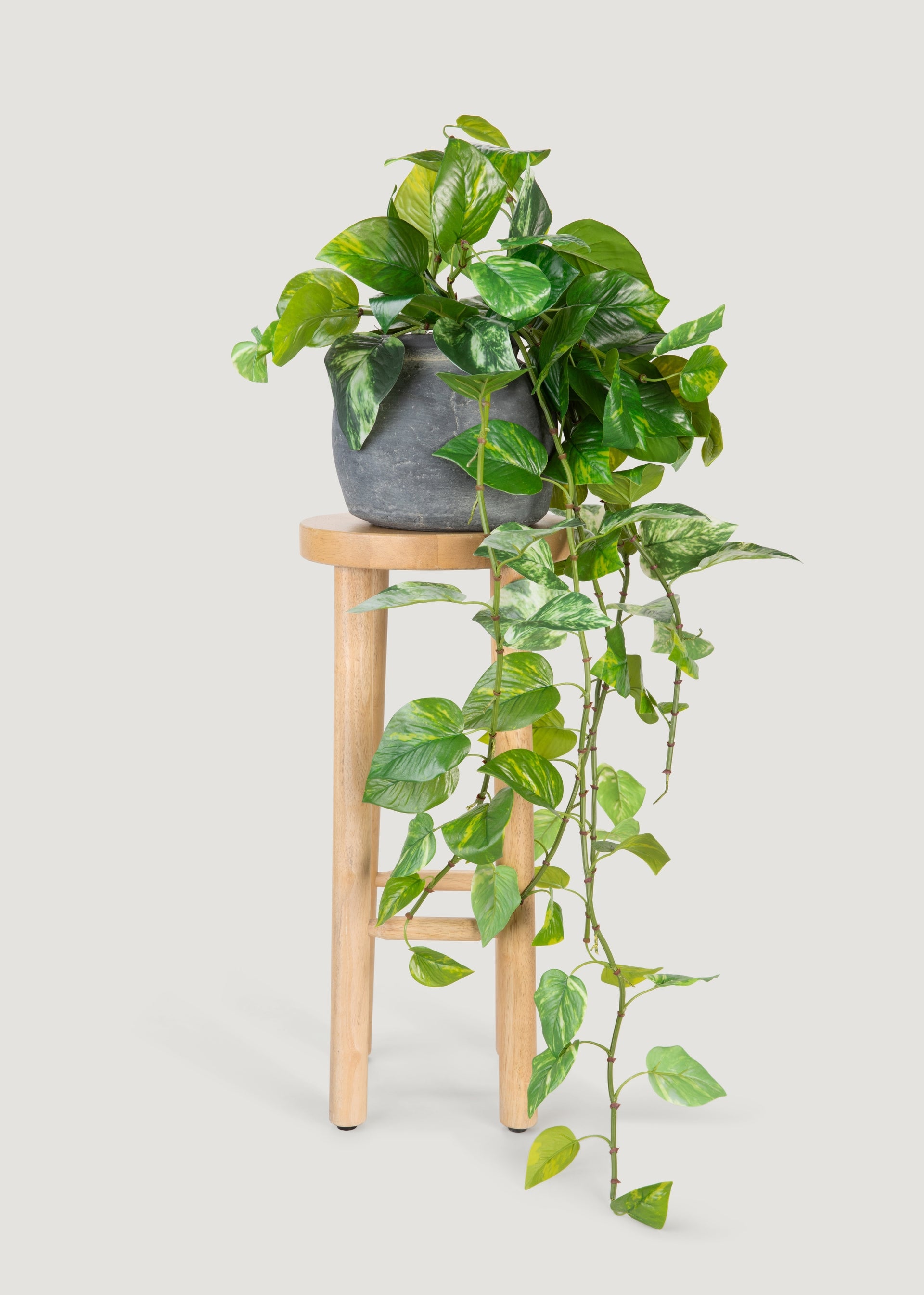 lowes pothos hanging UV Treated Hanging Pothos Plant | Outdoor Fake Plants