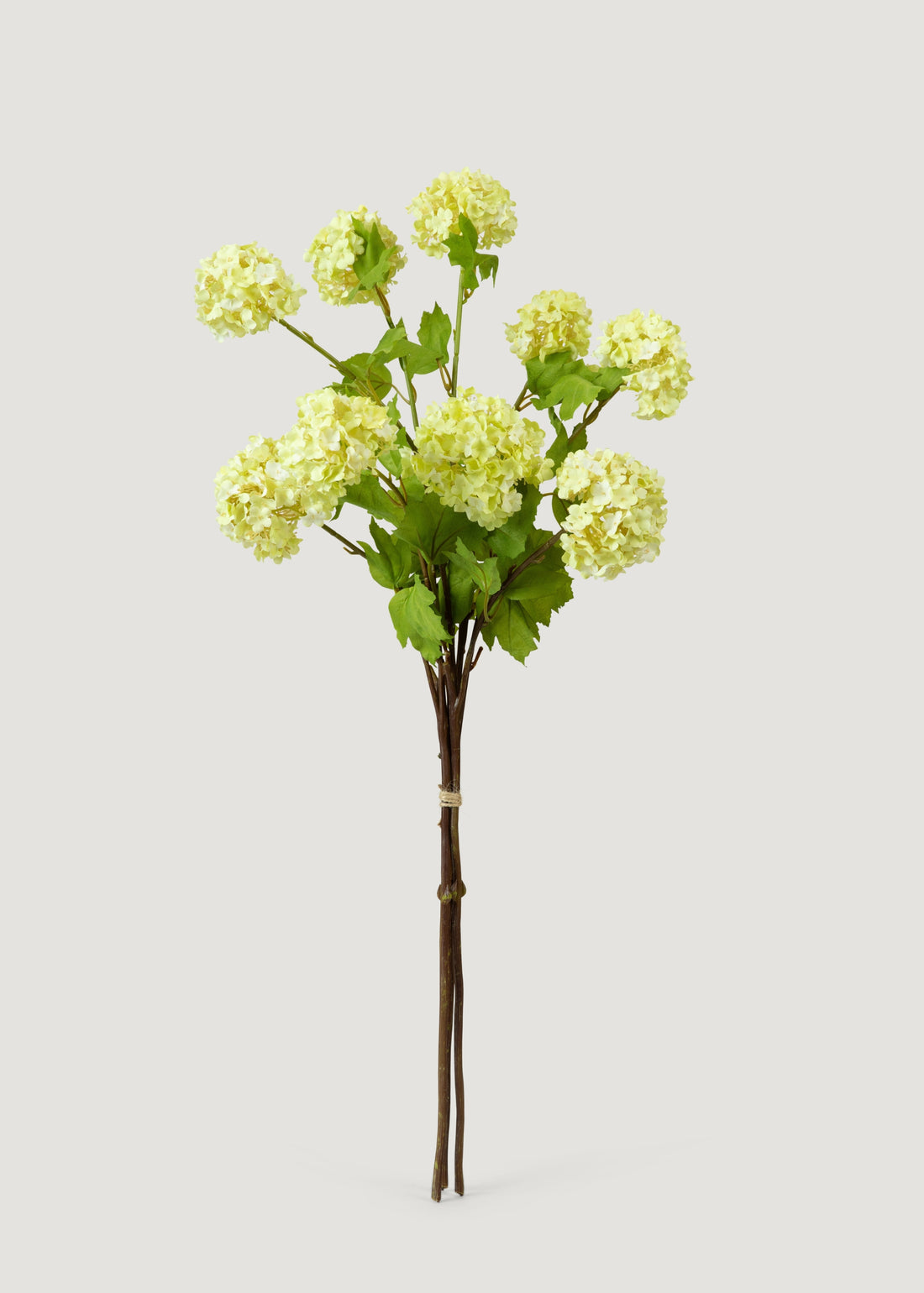 Honeydew Green Snowball Fake Flower Bundle 