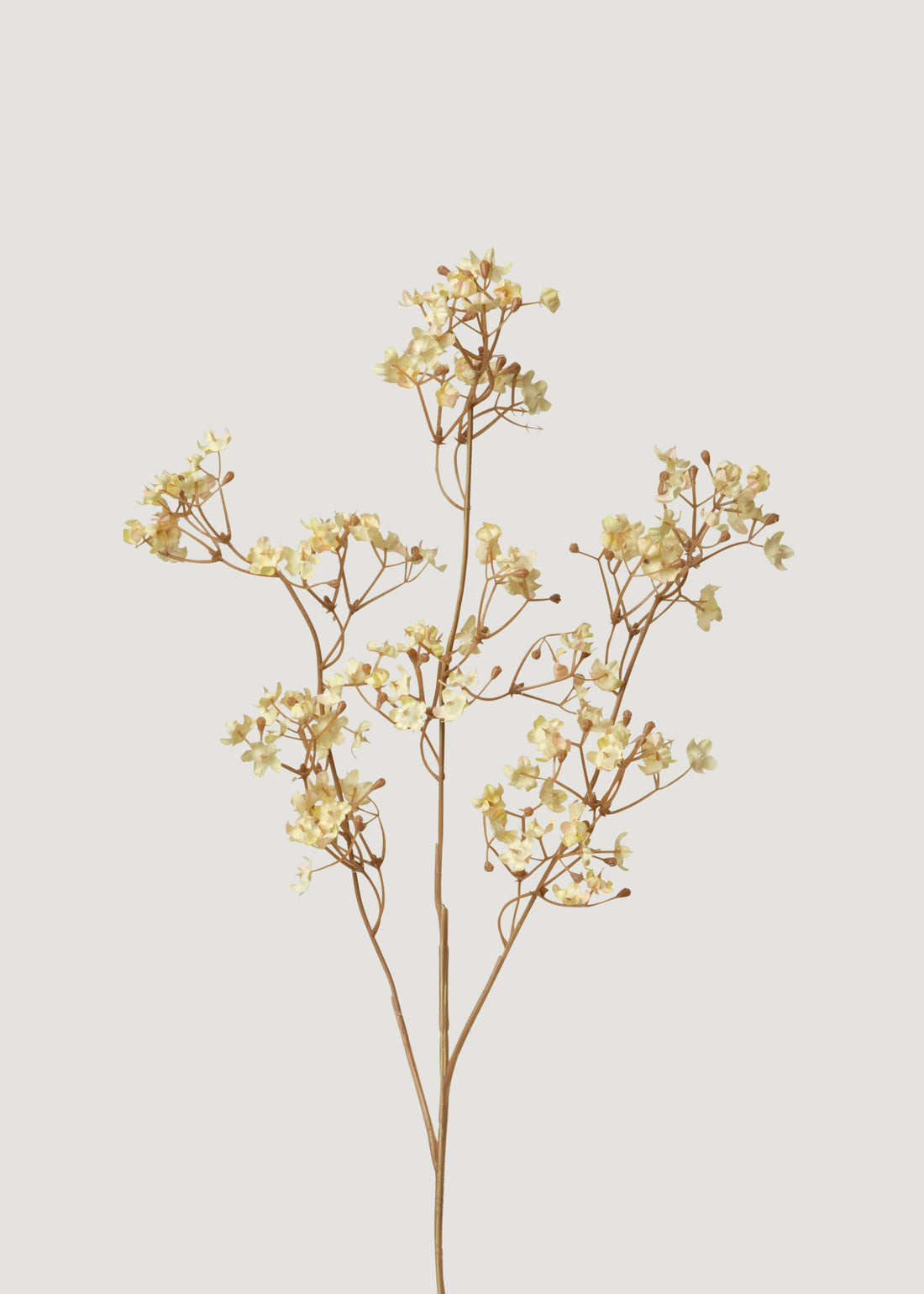 Cream Artificial Gypsophila Wildflower Branch