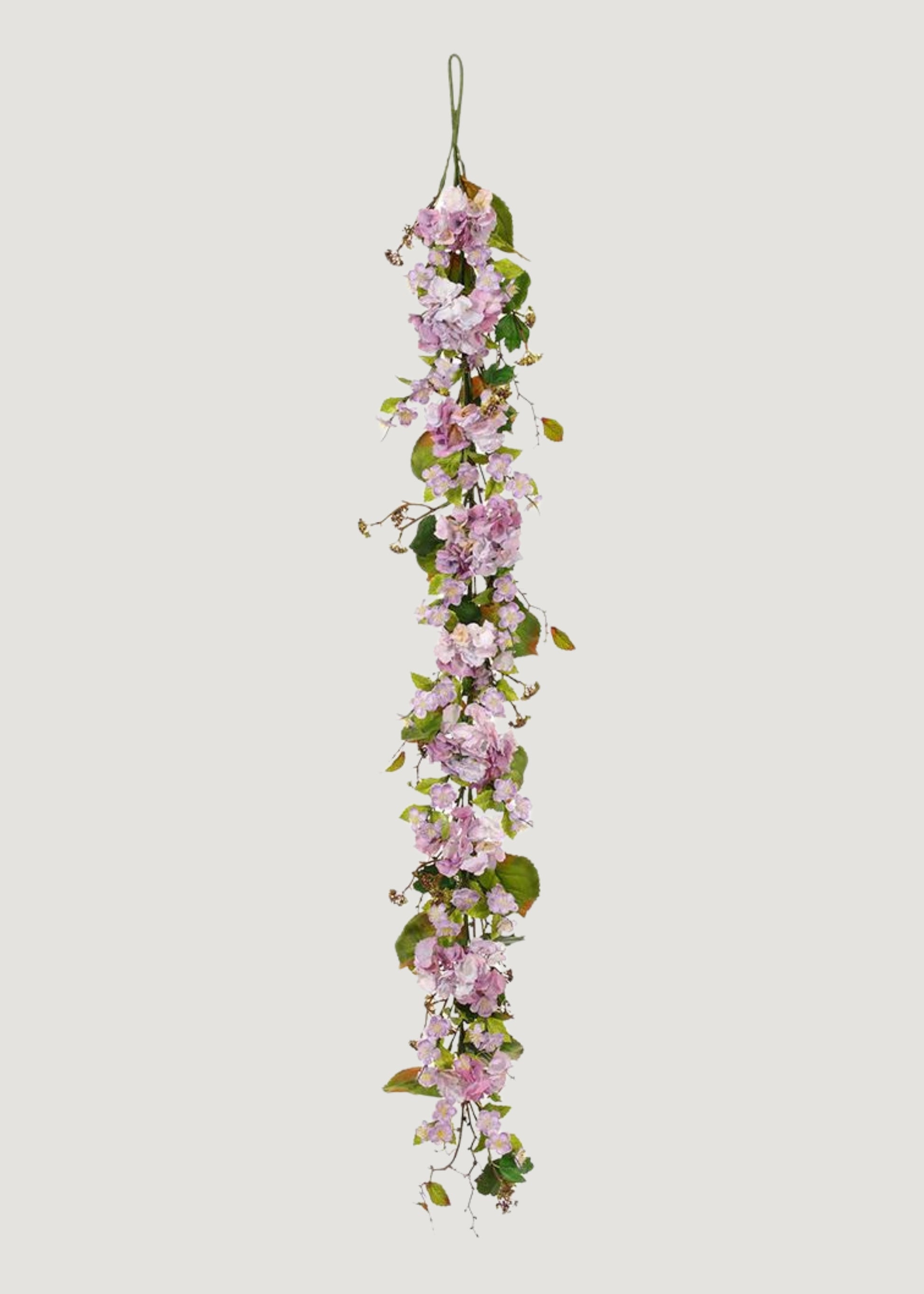 Lavender Fake Blooming Hydrangea Flower Garland 