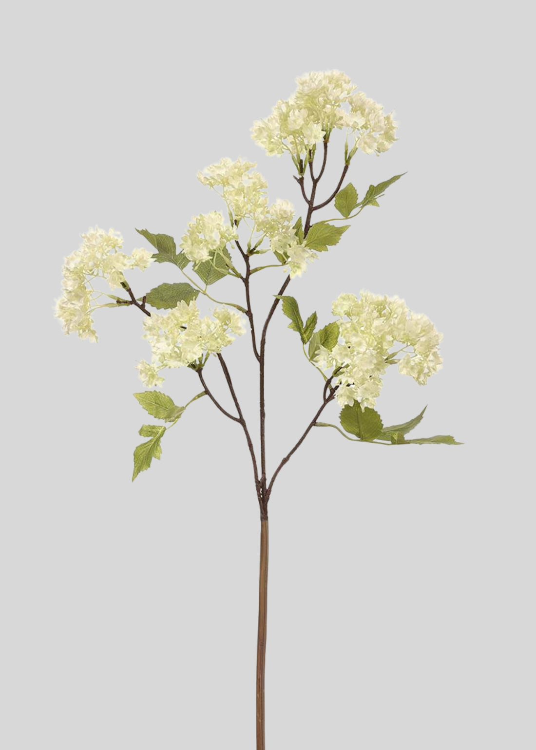White Blooming Bouvardia Fake Flower Branch
